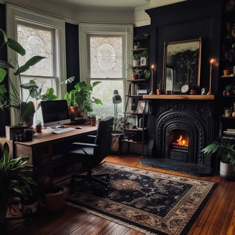 Part 6 | When victorian and bohemian interior design styles collide #m... | TikTok Bohemian Interior Design, Dark Home Decor, Casa Vintage, Dark Home, Bohemian Interior, Dark Interiors, Gothic Home Decor, Dream House Interior, Living Room Inspo