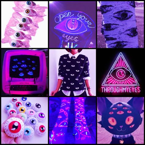 Emo Scene Color Palette, Gamzee Moodboard, Cybercore Color Palette, Uv Aesthetic, Dreamcore Moodboard, Scenecore Palette, Weirdcore Color Palette, Eyestrain Art Color Palette, Neon Oc