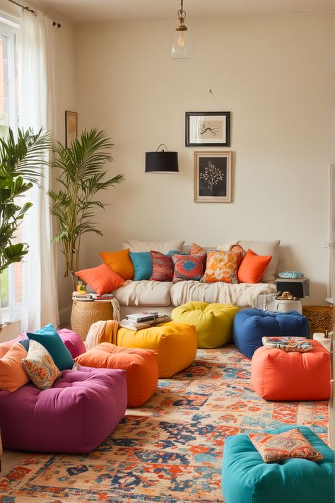 20 Whimsical Living Room Ideas Perfect for 2024 – The Crafty Hacks Whimsical Living Room, Hippie Living Room, Designing A Living Room, Neutral Couch, Mismatched Furniture, Magical Elements, Living Room Transformation, Mobile Home Living, Accent Wall Paint