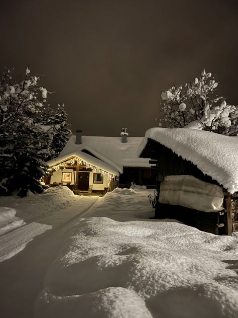 #snow #winter #alps #house #slovenia #kranjskagora # Winter House Aesthetic, Slovenia Winter, Snow Hotel, Snow Cabin, Deep Snow, Snow House, Best Winter Outfits, Winter Cabin, I Love Winter