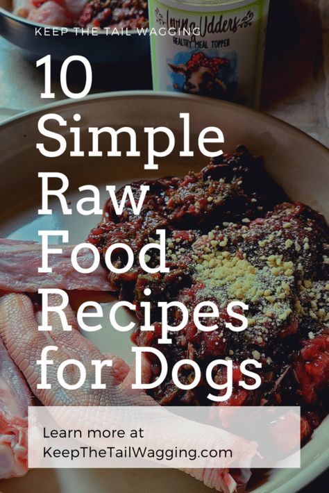 10 Simple Raw Food Recipes for Dogs Dog Food Recipes Raw, Raw Dog Food Recipes Barf, Raw Food Diet For Dogs Recipes, Puppy Raw Food Recipes, How To Make Raw Dog Food, Balanced Raw Dog Food Recipes, Raw Dog Food Meal Prep, Raw Meat For Dogs, Dog Raw Diet Meal Plan