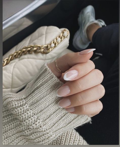 Neutral Nail Ideas, Neutral Manicure, Neutral Nail, Dip Manicure, Nails Dip, October Nails, Dallas Fashion, Round Nails, New Year's Nails