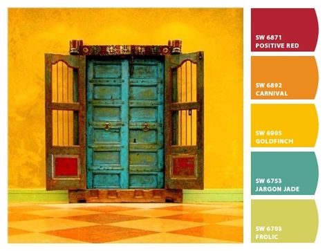 Desi Colour Palette, Mexican Colour Scheme, Colombian Color Palette, Mexican Exterior Paint Colors, Mexican House Colors Exterior, Latin American Color Palette, Cuban Color Palette, Hacienda Color Palette, Mexican Paint Colors