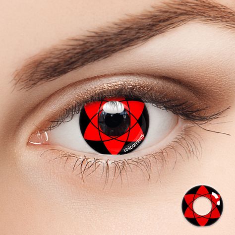 Unicornlens Sasuke Sharingan Colored Contact Lenses Magical Eyes, Sasuke Sharingan, Red Contacts, Colored Eye Contacts, Sasuke Naruto, Colored Contact Lenses, Circle Lenses, Naruto Sasuke, No Matter What Happens