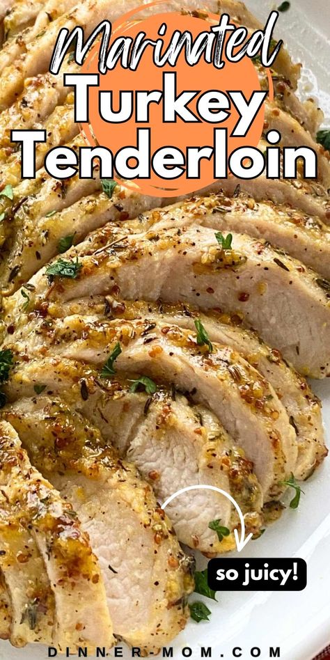 The Ultimate Marinated Turkey Tenderloin Turkey Tenderloin Recipes Thanksgiving, Turkey Tenderloin With Stuffing, Healthy Turkey Tenderloin Recipes, Roasted Turkey Tenderloin Recipes, Sous Vide Turkey Tenderloin, Turkey Loin Crockpot, Marinated Turkey Recipes, Turkey Breather Recipes, How To Cook Turkey Tenderloin In Oven