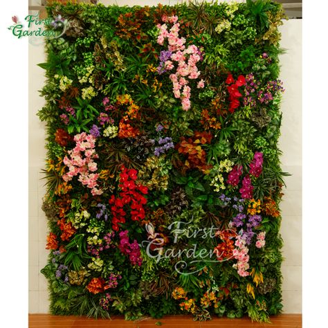 Vertical Garden Artificial Green Walls, Orchid Flower Decoration, Wall Panel Backdrop, Green Wall Decoration, Panel Backdrop, Engagement Stage, Fern Plants, Artificial Vertical Garden, Artificial Green Wall