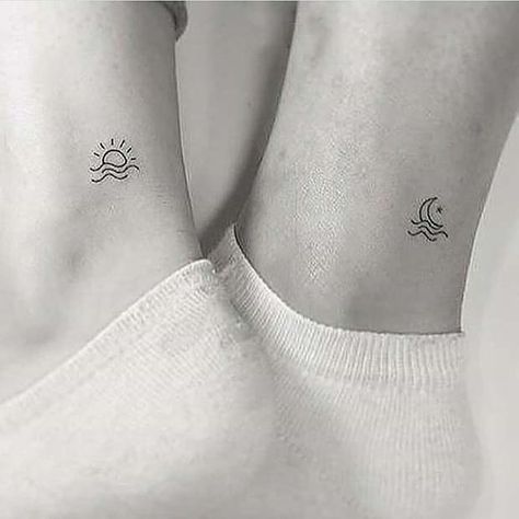 43 Cool Sibling Tattoos You'll Want to Get Right Now | Page 2 of 4 | StayGlam Cool Sibling Tattoos, Tattoo Amigas, Unique Sister Tattoos, Cute Sister Tattoos, Cousin Tattoos, Twin Tattoos, Brother Sister Tattoo, Matching Friend Tattoos, Brother Tattoos