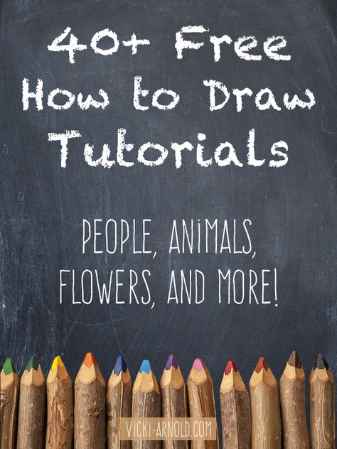 How To Draw Animals, How To Draw Flowers, Draw Flowers, Animals Flowers, Draw Animals, Draw People, Creation Art, Homeschool Art, Hur Man Målar