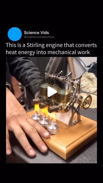 Stirling Engine, Science Physics, Heat Energy, Stirling, The Expanse, Physics, Engineering, Science, Heat