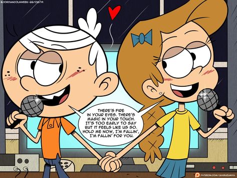 The Loud House Luna, Jordan Collection, Lincoln Loud, Cartoon Couples, Friend Poems, House Cartoon, The Loud House Fanart, Animated Cartoon Characters, Loud House Characters