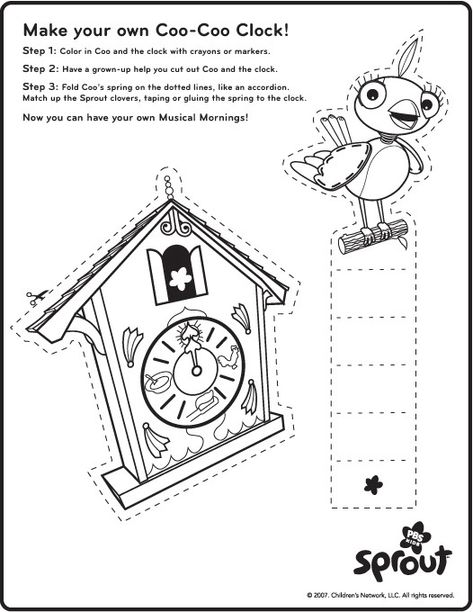 Clock Coloring Page, Germany For Kids, Clock Craft, World Thinking Day, Oktoberfest Party, Daycare Activities, Baby Scrapbook, World Cultures, Preschool Art