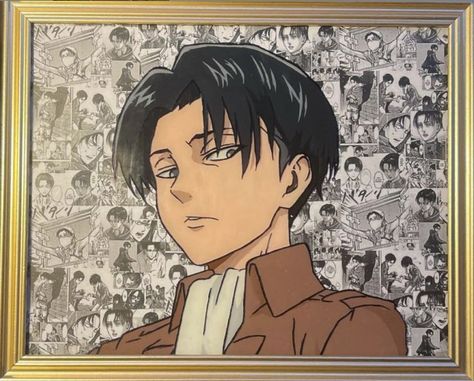 Anime Canvas Art, Anime Canvas, Take A Shower, Levi Ackerman, I Love Anime, Stained Glass Art, Haikyuu Anime, Aesthetic Iphone Wallpaper, Glass Painting