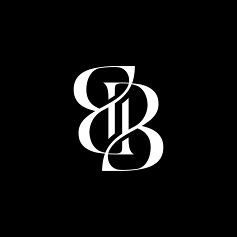 B Logo Design Fonts, Ba Monogram, Monogram Logo Typography, Ta Logo, Lb Logo, Victorian Lettering, Letter B Logo, Streetwear Logo, Logo B