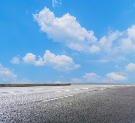 Blue sky and clouds | Free Photo #Freepik #freephoto #background #abstract-background #abstract #travel Road And Sky, Thumbnail Background, Street Image, Blue Sky Clouds, Background Powerpoint, Fear Of Flying, Concrete Texture, Army Wallpaper, Space Photos