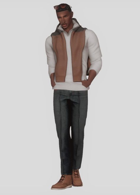 Male Lookbook, The Sims Mobile, Sims 4 Male, Sims 4 Male Clothes, Sims Mobile, Sims 4 Teen, Sims 4 Characters, Sims 4 Toddler, Cold Outfits