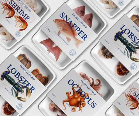 Make Products, Brand Storytelling, New Branding, Character Making, Seafood Market, Food Branding, Serif Typeface, Fish Fillet, Sea Food