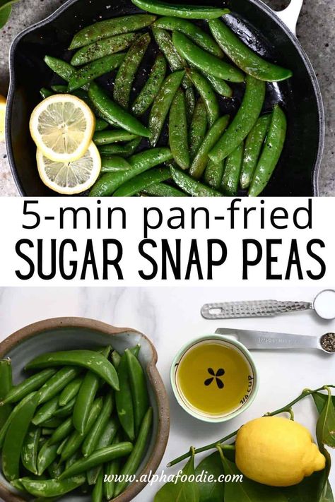 My sugar snap peas recipe doesn't hold back on flavor! Plus, it's ready in just five minutes, is vegan and gluten-free, and it makes a great side dish for any meal. Sugar Snap Peas Recipe, Sugar Snap Pea Recipe, Snap Peas Recipe, Pea Snacks, Peas Recipe, Vegan Side Dishes, Pea Recipes, Vegan Sides, Healthy Sugar