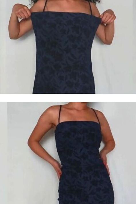 easy how to alter a dress Take In A Dress Diy, Taking In A Dress Diy Simple, How To Fix A Dress That Is Too Big, How To Take In A Dress On The Sides, Take In Dress, How To Alter A Dress, How To Take In A Dress, How To Make A Dress Tighter, Taking In A Dress