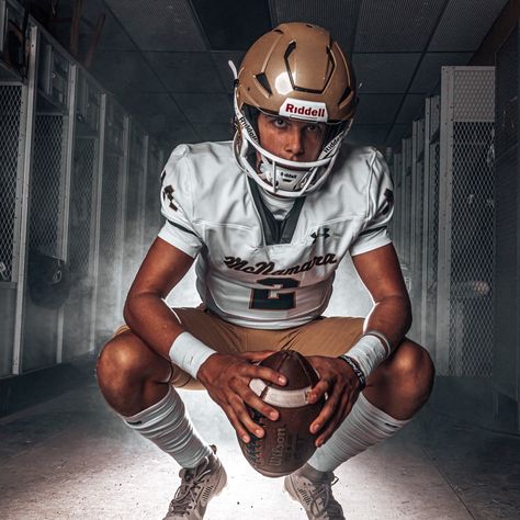 Part two ✌🏻with the Mac football varsity crew!! Can you tell that these photos were a blast to create?! My kiddos play football, and our family has been tried and true Bears fans for years, so this shoot let my creativity and passion run wild! We’re so excited to be a part of this football program. It’s in an exciting phase with so many young gentleman that are fired up. I’m excited to watch this team over the next handful of years!!! 🏈 Just obsessed with all the Sportraits happening arou... Football Pics With Mom, Football Player Photo Ideas, Brother Football Pictures, Football Photoshoot Poses, Youth Football Pictures, Football Poses For Pictures High Schools, Mom And Son Football Photo Ideas, Youth Football Photography, Football Poses For Pictures