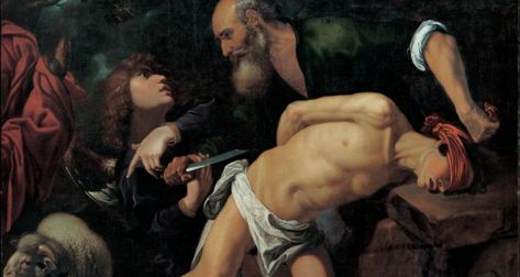 Abraham’s Sacrifice: Reflections from Judaism, Christianity, and Islam | Avellina Balestri Sacrifice Of Isaac, Story Of Abraham, Google Art Project, Baroque Painting, Hur Man Målar, Caravaggio, Chiaroscuro, Vintage Canvas, Art Google