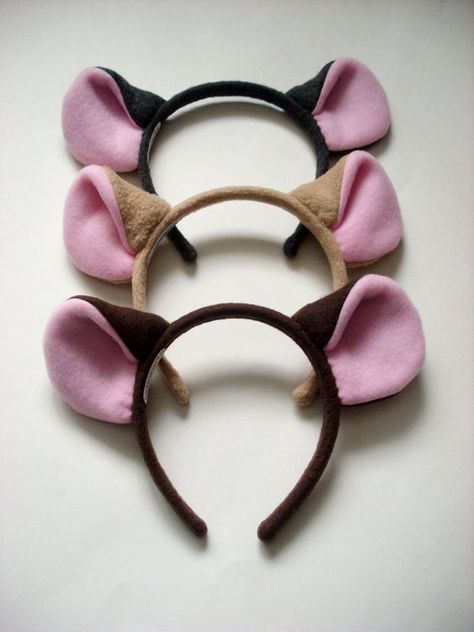 Mouse Ears Costume, How To Make Mouse Ears, Shrek Jr, Rat Costume, Shrek Costume, Halloween Mouse, Easy Costume, Book Day Costumes, Mouse Costume