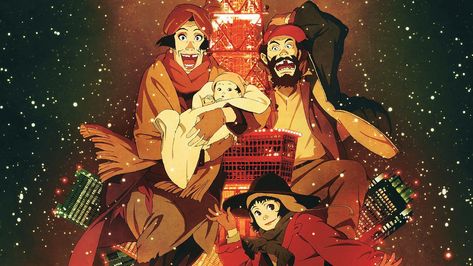 Tokyo Godfathers, Satoshi Kon, Comic Company, Adventure Movies, Old Video, Book Genres, Movie Genres, Sci Fi Movies, Free Anime