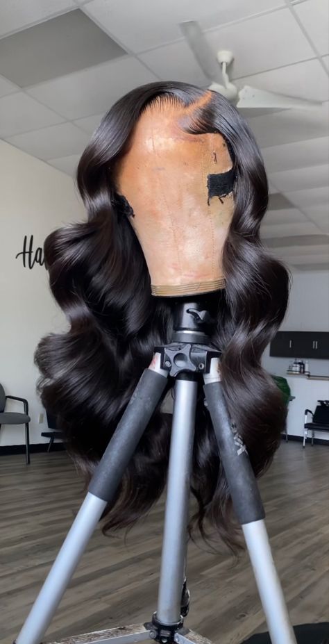 Frontal Wig Hairstyles, Birthday Hairstyles, Quick Weave Hairstyles, Birthday Hair, Pretty Braided Hairstyles, Mannequin Head, Hot Hair Styles, Dope Hairstyles, Hair Ponytail Styles