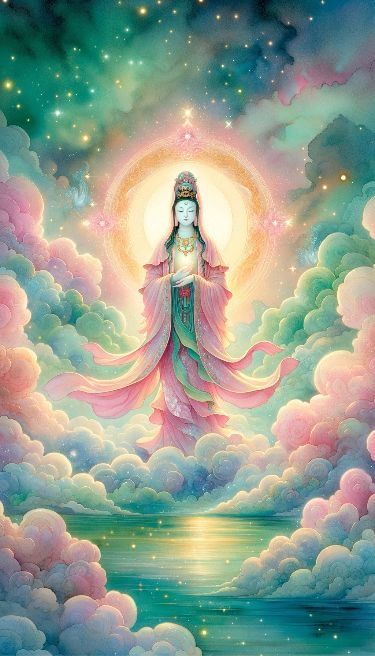 Buddha Image Wallpaper Hd, Guanyin Goddesses, Spiritual Paintings, Quan Yin, Kuan Yin, Kwan Yin, Cartoon Character Pictures, Buddha Image, Water Art