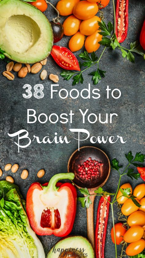 Brain Healthy Foods, Brain Boosting Foods, Mind Diet, Power Foods, Healthy Brain, Brain Food, Brain Power, Foods To Eat, Brain Health