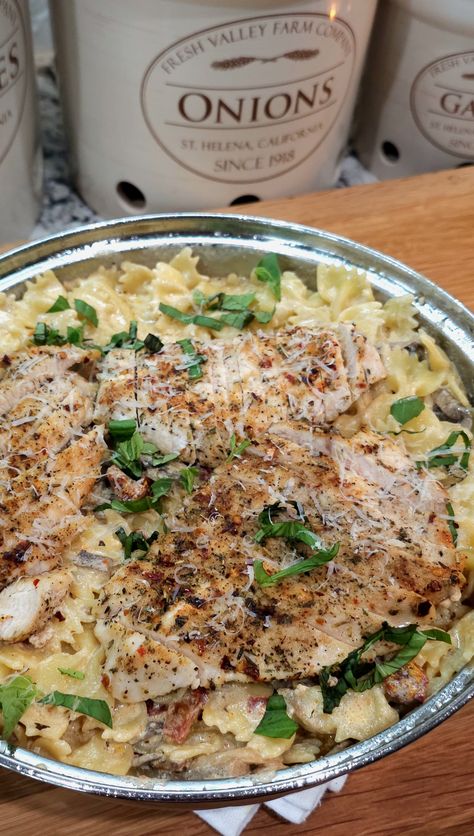 Creamy Chicken Pasta Milano Heavy Cream Chicken Pasta, Italian Chicken Pasta In Creamy White, Creamy Pasta With Chicken And Mushrooms, Pasta Milano, Creamy Lemon Chicken Risoni, Julia’s Album Creamy Chicken Pesto Pasta, Elbow Pasta, Creamy Chicken Pasta, Sauteed Mushrooms