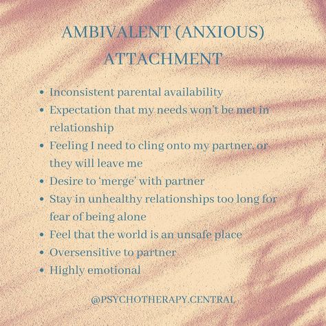 Attachment Hurts, Ambivalent Attachment, 2024 Board, Understanding Emotions, Attachment Theory, Attachment Styles, Unhealthy Relationships, Committed Relationship, Study Inspiration