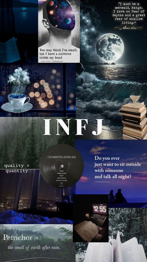 INFJ mood board #infjaesthetic #infj #introvert Infj Characters, Infj And Entp, Personalidad Infj, Infj Traits, Infj Psychology, Intj And Infj, Infj Type, Infj Mbti, Infj Personality Type