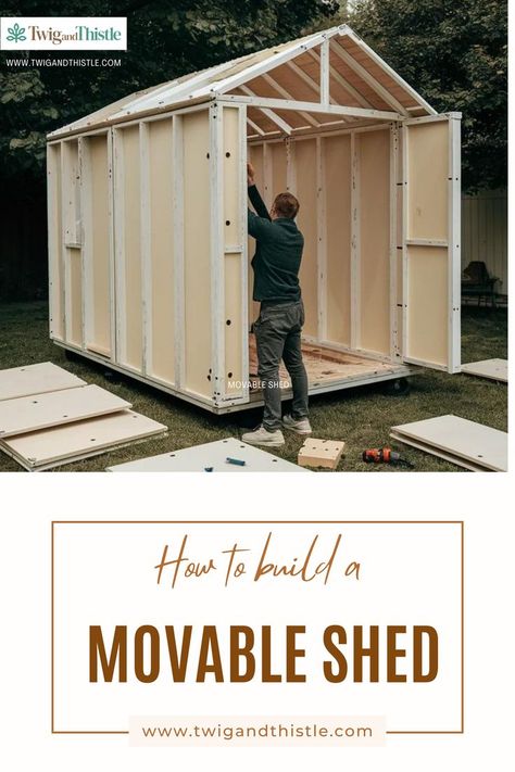 Build Shed Diy, Lifetime Shed Ideas, Shed Foundation Diy, How To Build A Shed, Cheap Shed Ideas, Diy Metal Shed, Shed On Wheels, Temporary Shed, Diy Shed House