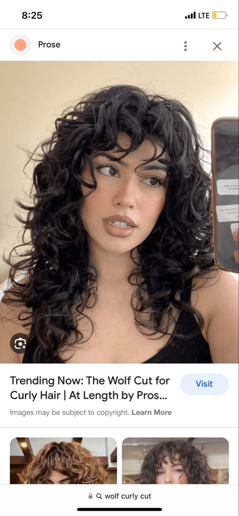 Curly Hair 2c, Cut Curly Hair, Wolf Hair, Wolf Cut, Haircut And Color, Hair Cut, Womens Haircuts, Wavy Hair, Summer Girls