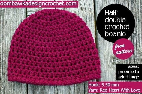 Double Crochet Beanie Pattern, Crochet Adult Hat, Crocheted Beanie, Beanie Hat Pattern, Crochet Baby Beanie, شال كروشيه, Crochet Hat Free, Crochet Beanie Hat, Crochet Beanie Pattern