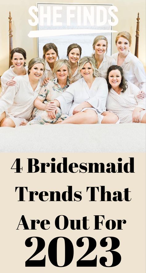 While the couple getting married is definitely the star of the show on the big day, they undoubtedly want their wedding party to look amazing as they stand with them at the altar. Before you start shopping for bridesmaid dresses, you’ll want to know about the latest trends, including what is out this year. Here are four once-popular fads that you should avoid in 2023. #wedding #weddingideas #weddingdress #weddingplanning #weddingday #bride #bridesmaid #ideas #tips Bridesmaid Dress Trends, Couple Getting Married, Popular Bridesmaid Dresses, Latest Bridesmaid Dresses, How Many Bridesmaids, Brides Room, Bridesmaid Ideas, Maid Of Honour Dresses, Wedding Images