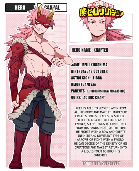 🌞Superevey🌜 on Twitter: "Another baby ! A #kirimina one this time ! 💕… " Kirishima Birthday, Bakugou And Uraraka, My Hero Academia Costume, Hiro Big Hero 6, Kids Hero, Hollywood Theme, My Hero Academia 2, Super Hero Outfits, My Hero Academia Shouto