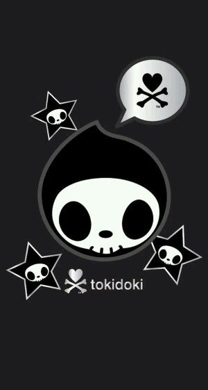 Tokidoki wallpaper Tokidoki Poster, Tokidoki Halloween, Tokidoki Wallpaper, Tokidoki Collection, Emily Strange, Tokidoki Characters, Toki Doki, Emo Wallpaper, Matching Wallpaper