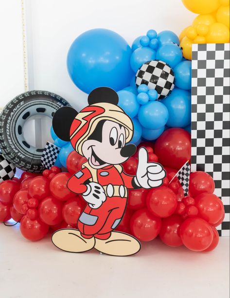 Mickey Mouse Racing Birthday, Racer Mickey Mouse Birthday, Mickey Mouse Race Car Party, Mickey Racers Birthday Party, Mickey Mouse Racers Birthday, Mickey And The Roadster Racers Party, Mickey Mouse Roadster Racers Birthday, Roadster Racers Birthday, Mickey Roadster Racers Party