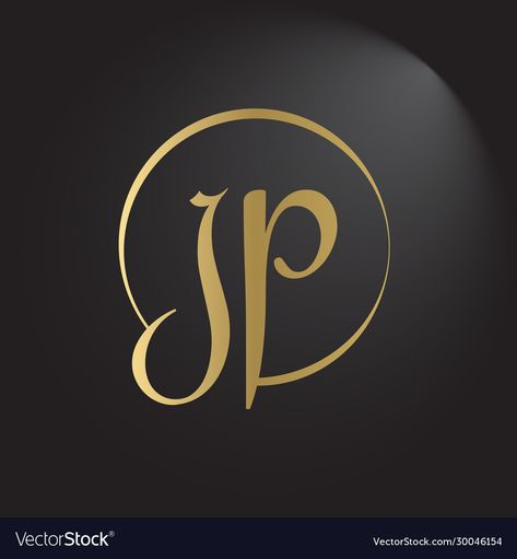 Jp Logo Design Letter, Jp Logo, J Tattoo, Attractive Wallpapers, Oneplus Wallpapers, Logo Creation, Gold Fashion Necklace, Letter Logo Design, Vector Template