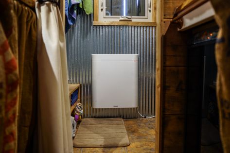 Tiny House Heating. Tips for wintering and staying warm in extreme cold climates Tiny House Heating, Cool Sheds, Easy Shed, Canyon House, Home Heating Systems, Marble Canyon, Small Shed, Cute Homes, House Heating