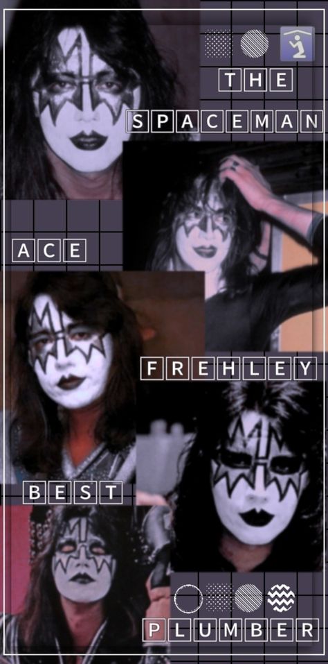 Wallpapers for the best Space Ace...☄️💫 Kiss Wallpapers Band, Ace Frehley Wallpaper, Kiss Backgrounds, Ace Wallpaper, Tommy Thayer, Rock Wallpaper, Space Ace, 80s Heavy Metal, Kiss Members