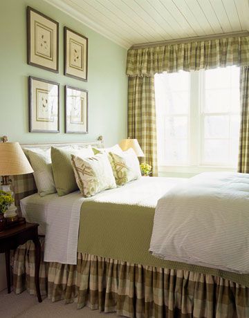 cashiers, nc Peaceful Bedroom Decor, Green And White Bedroom, Peaceful Bedroom, Decor Ikea, Bedroom Decor Cozy, Dreamy Bedrooms, Green Decor, Green Rooms, Bedroom Green