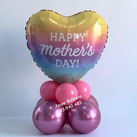 Mother’s Day Small Balloon Bouquet, Mother’s Day Balloons, Mothers Day Balloons Bouquets, Mothers Day Balloons, Beautiful Balloons, Qualatex Balloons, Happy Birthday Mother, Balloon Creations, Small Balloons