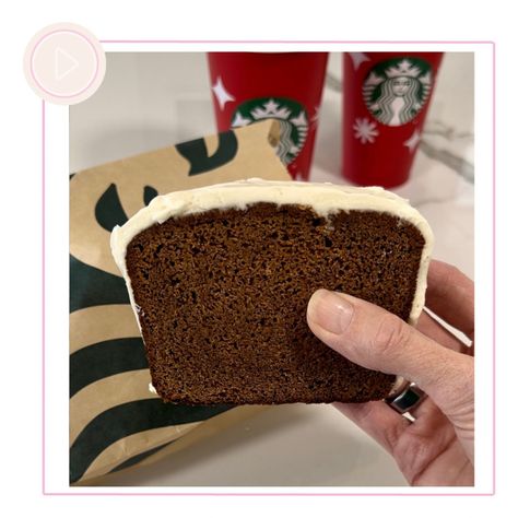 The Best Gingerbread Loaf Starbucks Copycat Recipe - Lorafied Starbucks Gingerbread Loaf Recipe, Starbucks Gingerbread Loaf, Starbucks Copycat Recipes, Gingerbread Loaf Recipe, Cinnamon Roll Crust, Jasons Deli, Gingerbread Loaf, Brunch Items, Copycat Starbucks