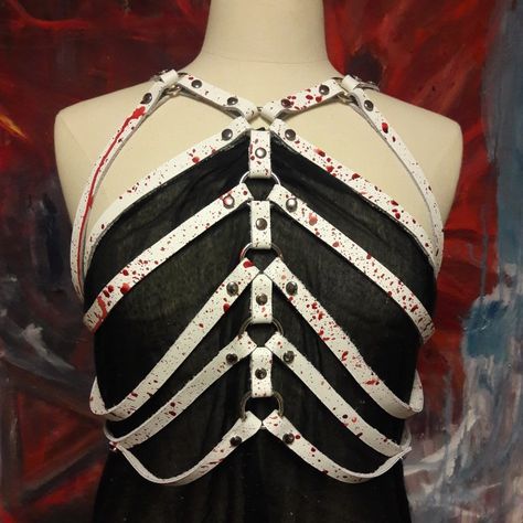 Rib Cage Belt, Skeleton Corset Rib Cage Diy, Arknights Oc, Skeleton Corset Rib Cage Diy Hot Glue, Rib Cage Corset, Ribcage Accessory, Skeleton Corset Rib Cage, Ribcage Corset, Ribcage Harness