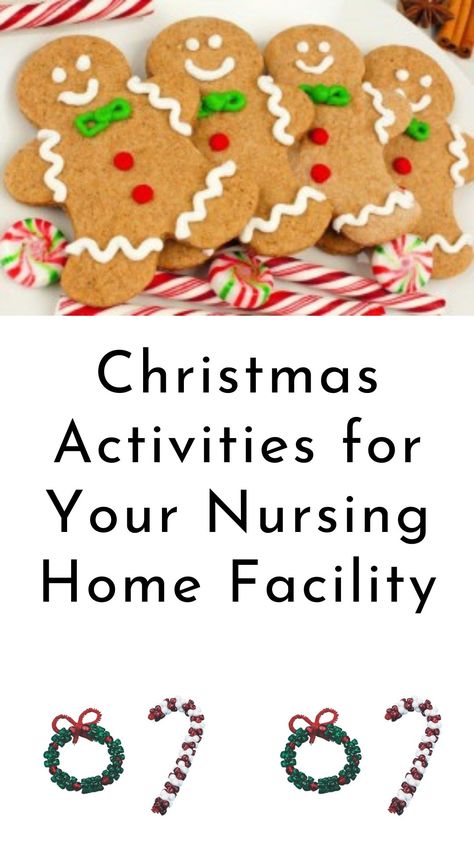 Need some creative ideas to celebrate Christmas with residents at your nursing facility? Our friends at notjustbingo.com have shared these 10 holiday activities for you to try. Nursing Home Activities Crafts Christmas, Nursing Facility Activities, Christmas Activities For Elderly Nursing Homes, Nursing Home Christmas Party Ideas, Nursing Home Group Activities, Retirement Community Activities, December Senior Living Activities, Christmas Games For Nursing Homes, Christmas Ideas For Nursing Homes