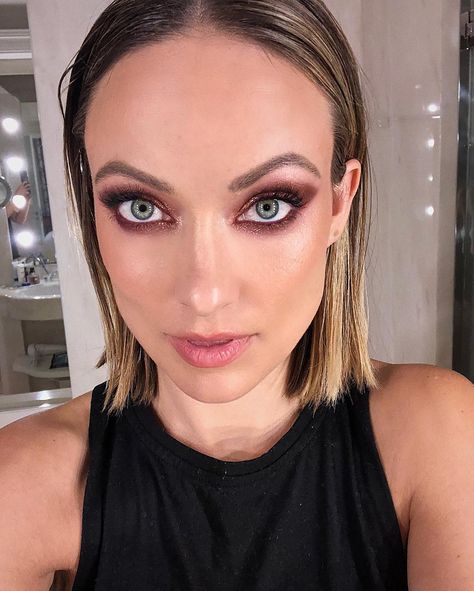 How Olivia Wilde Pulls Off a Paris Fashion Week Makeup Trend in the Real World - Vogue Hung Vanngo, Copper Eyeshadow, Square Face Hairstyles, Lush Products, Face Creams, Homemade Facials, Aging Face, Eye Creams, Estilo Taylor Swift