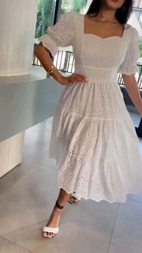 New Frock Designs Dresses For Women, Cute Frock Design, Hakoba Dress Designs, New Frock Designs Dresses, Casual Frock Design, Latest Frock Designs For Women, Classy Dress Outfits Simple, Hakoba Dress, New Frock Design