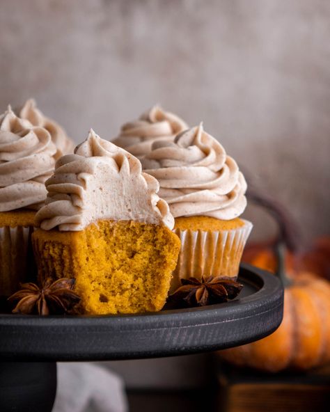 Chocolate Pumpkin Cupcakes, Pumpkin Cupcake Recipes, Pumpkin Gingerbread, Cinnamon Pumpkin, Pumpkin Bundt Cake, Pumpkin Ale, Pumpkin Cream Cheese, The Recipe Critic, Cupcakes With Cream Cheese Frosting